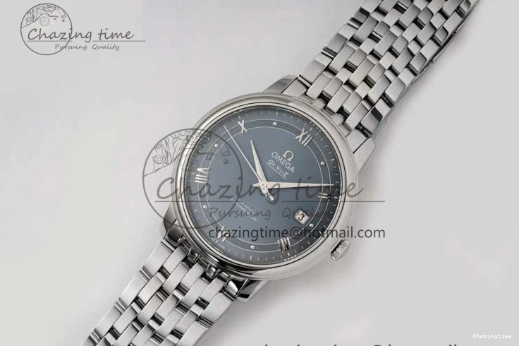 0301 De Ville SS DIWF 1:1 Best Edition Light Blue Dial SS Markers on SS Bracelet MIYOTA TopPick 7850